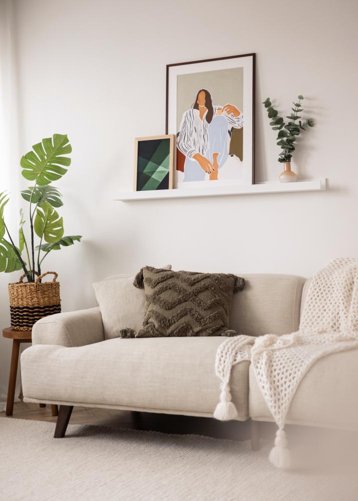 KAILA Półka na obrazy Biały 120 cm