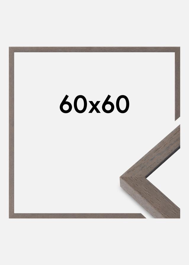 Rama Hermes Szkło akrylowe Szary 60x60 cm