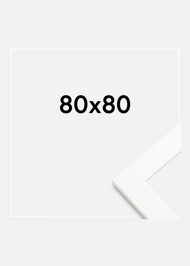 Rama Trendline Szkło akrylowe Biały 80x80 cm