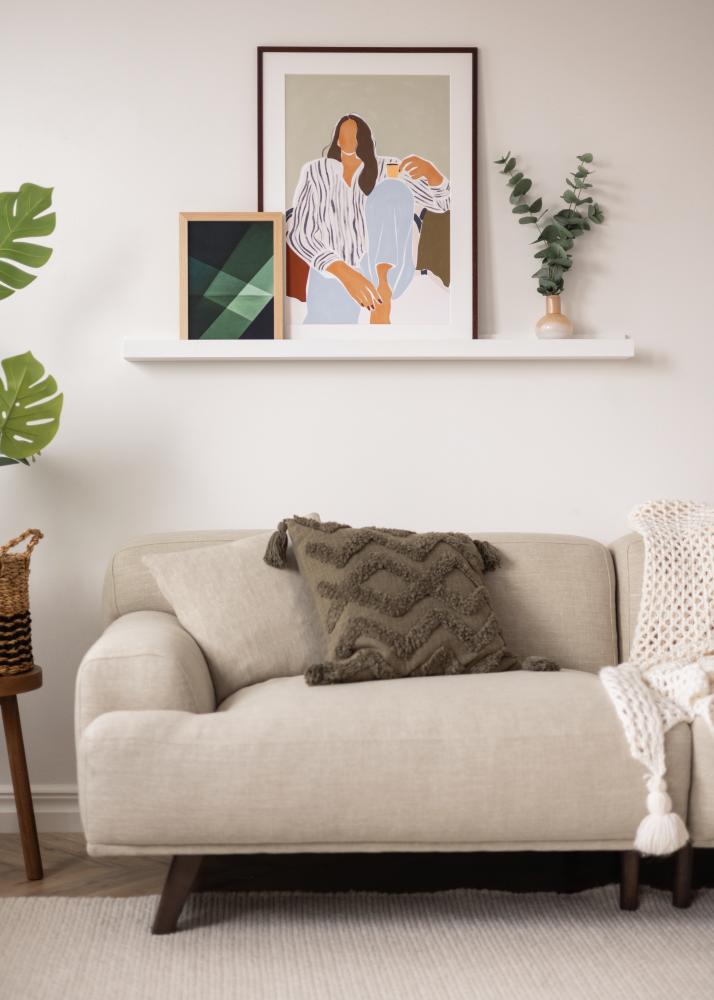 KAILA Półka na obrazy Biały 120 cm