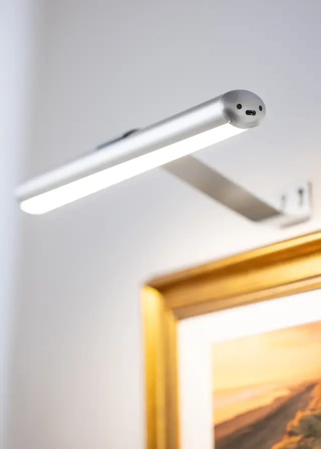 KAILA Lux Oświetlenie Obrazów na Baterie 33 cm - Srebrny