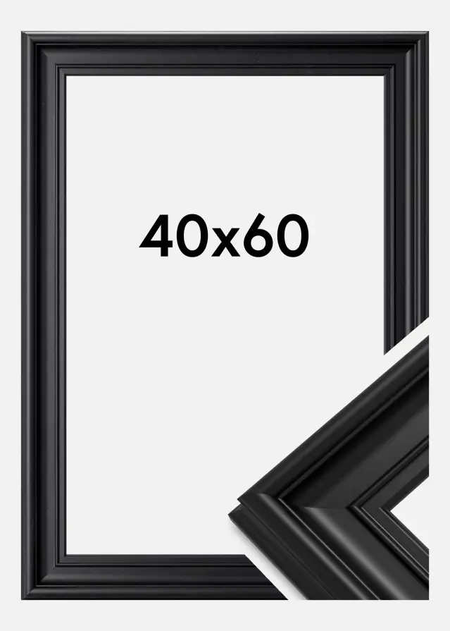 Rama Mora Premium Czarny 40x60 cm