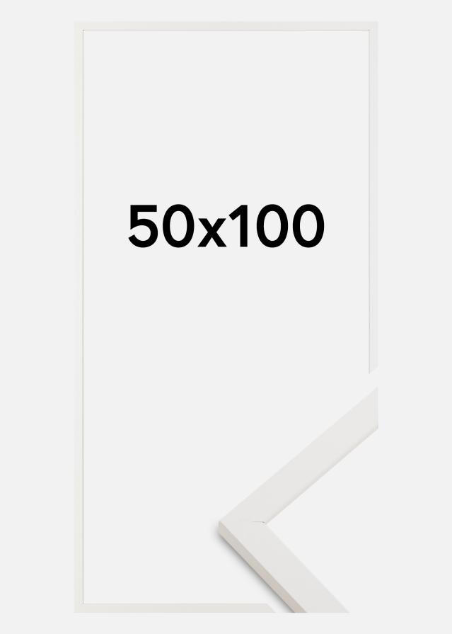 Rama Trendy Szkło akrylowe Biały 50x100 cm