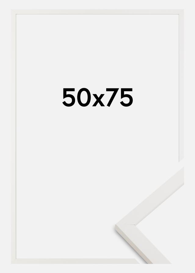 Rama Trendy Szkło akrylowe Biały 50x75 cm