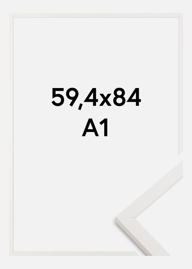 Rama Trendy Szkło akrylowe Biały 59,4x84,1 cm (A1)