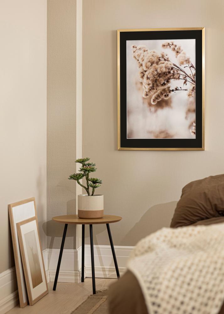 Rama Trendy Złoty 20x25 cm - Passe-patrout Czarny 14x18 cm