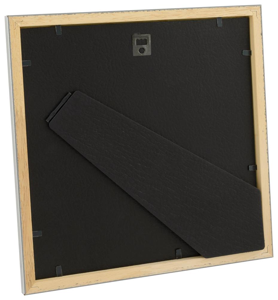 Rama Slim Matowy Szkło antyrefleksyjne Srebrny 18x18 cm