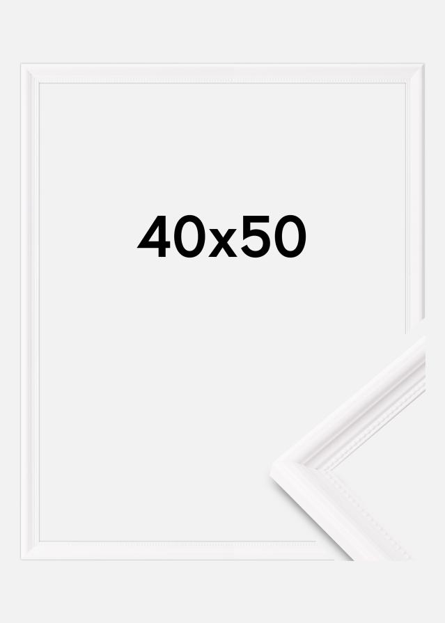 Rama Gala Szkło akrylowe Biały 40x50 cm