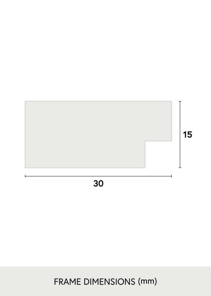 Rama Broadway Złoty 20x30 cm