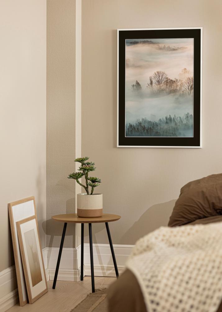 Rama New Lifestyle Biały 30x40 cm - Passe-patrout Czarny 21x30 cm