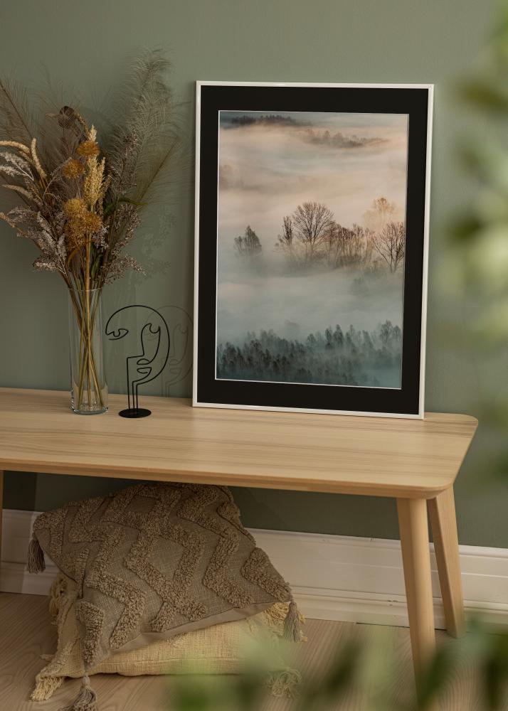 Rama New Lifestyle Biały 30x40 cm - Passe-patrout Czarny 21x30 cm