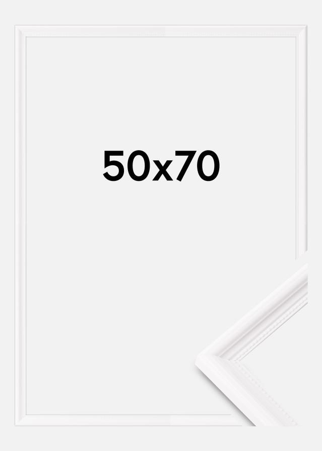 Rama Gala Szkło akrylowe Biały 50x70 cm