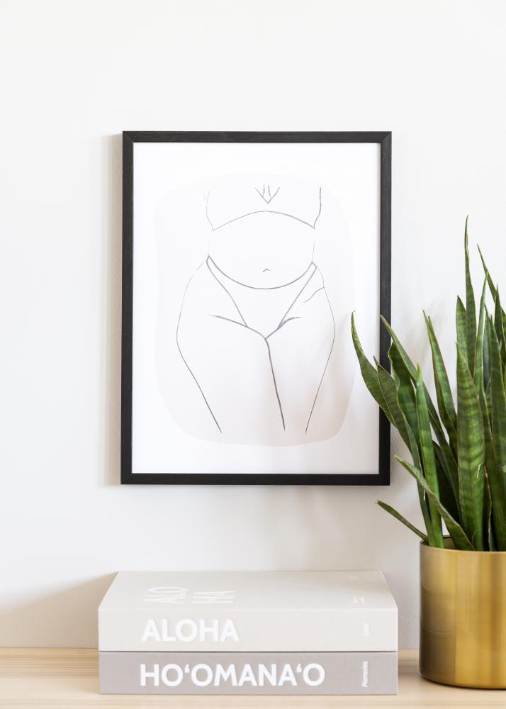 Rama Soul Szkło akrylowe Czarny 59,4x84,1 cm (A1)