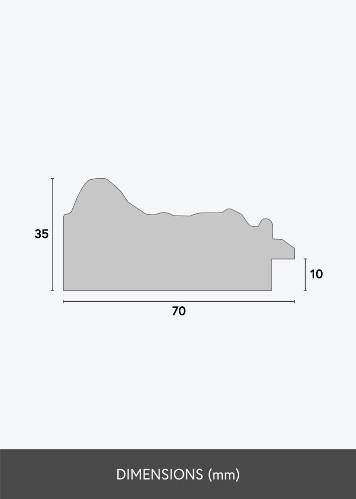Rama Durham Złoty - Dowolny rozmiar