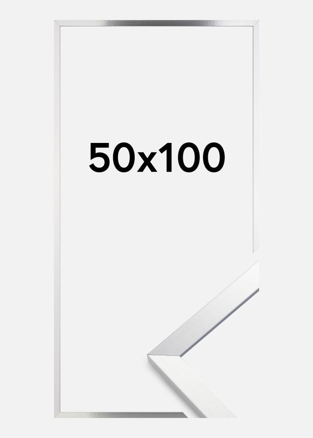 Rama Trendy Szkło akrylowe Srebrny 50x100 cm