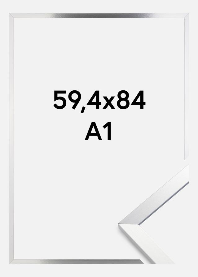 Rama Trendy Szkło akrylowe Srebrny 59,4x84,1 cm (A1)