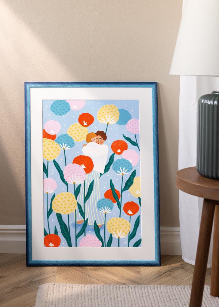 Rama Cornwall Szkło akrylowe Ciemnoniebieska 50x70 cm