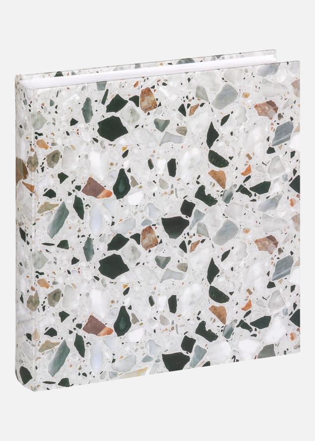 Terrazzo stone Album Czarny - 28x29 cm (60 Białe Strony / 30 arkuszy)