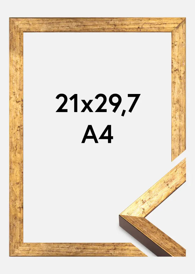 Rama Dune Akrylglas Złoto 21x29,7 cm (A4)