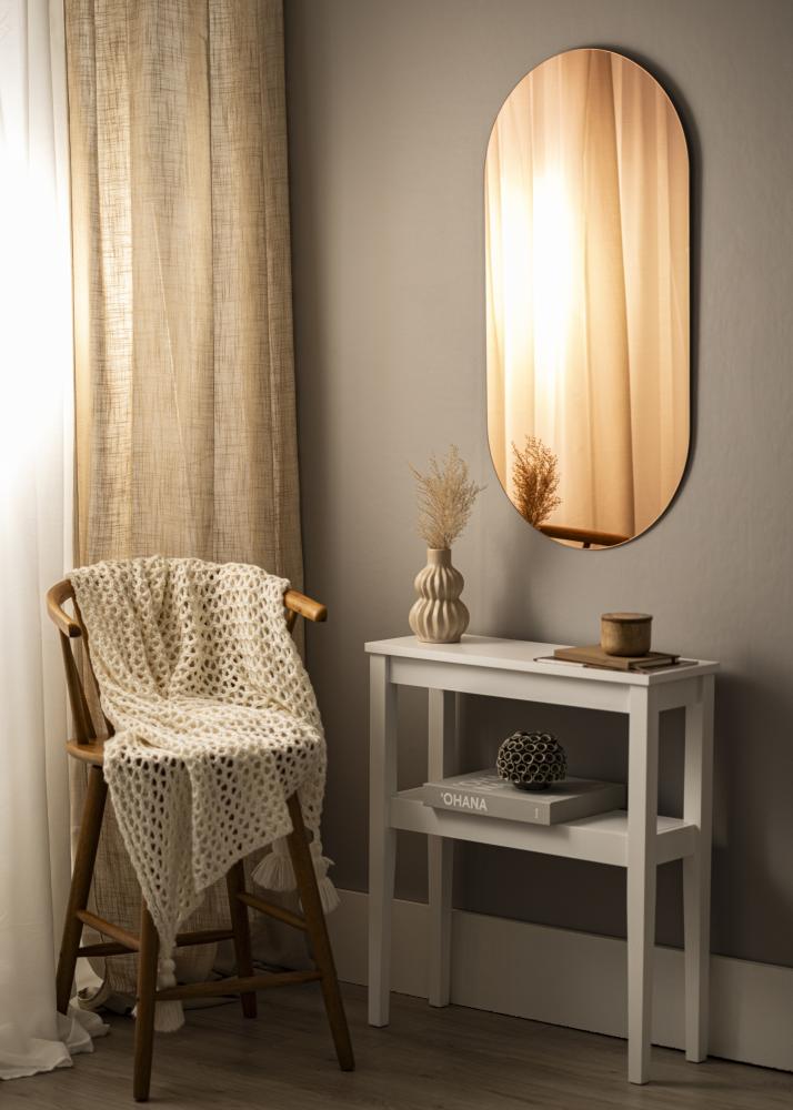 KAILA Lustro Owalny Rose Gold 50x100 cm