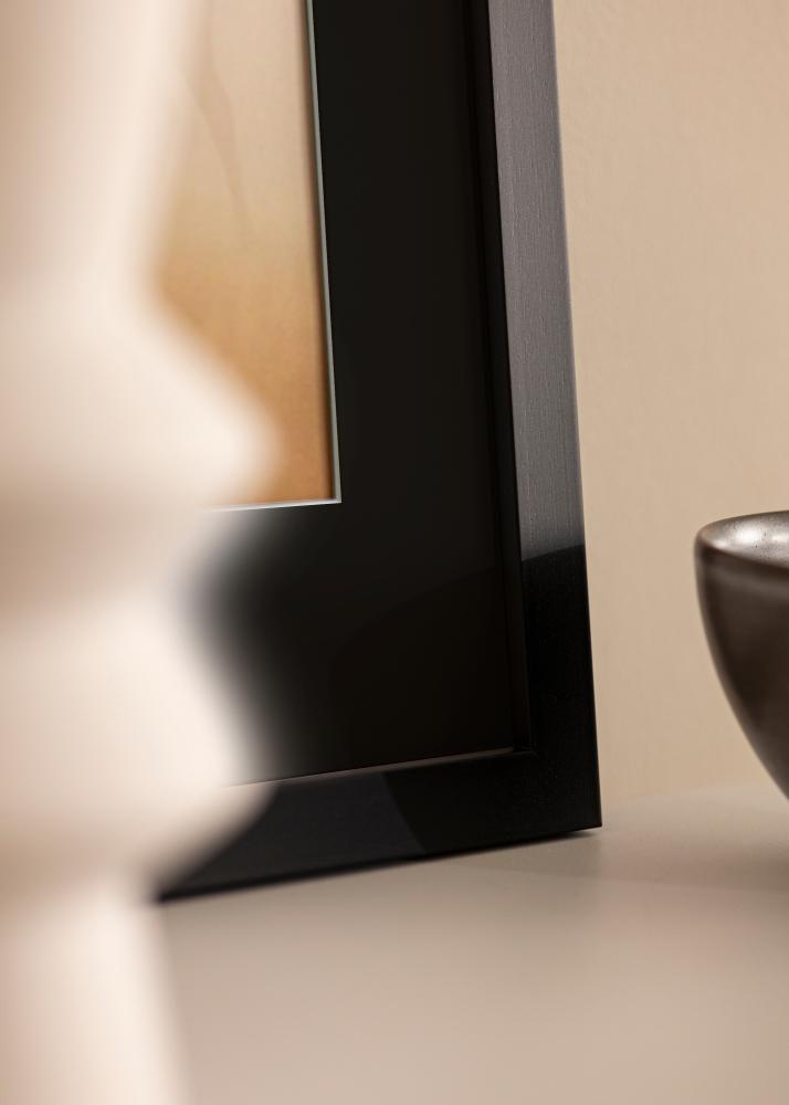 Rama Black Wood 70x100 cm - Passe-patrout Czarny 24x36 inches