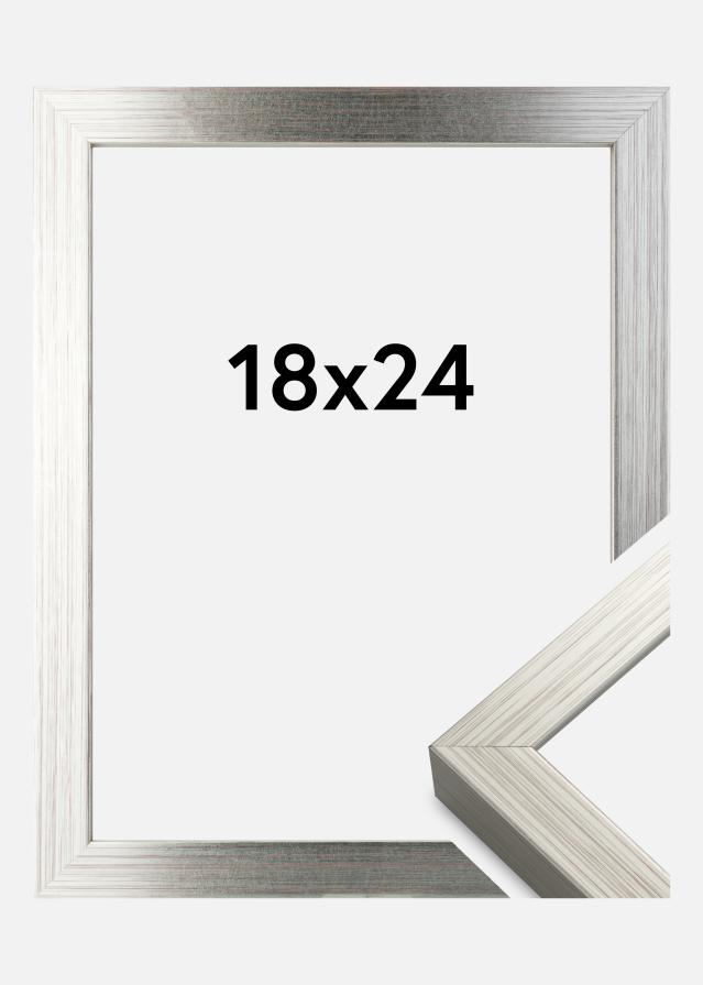 Rama Falun Srebrny 18x24 cm