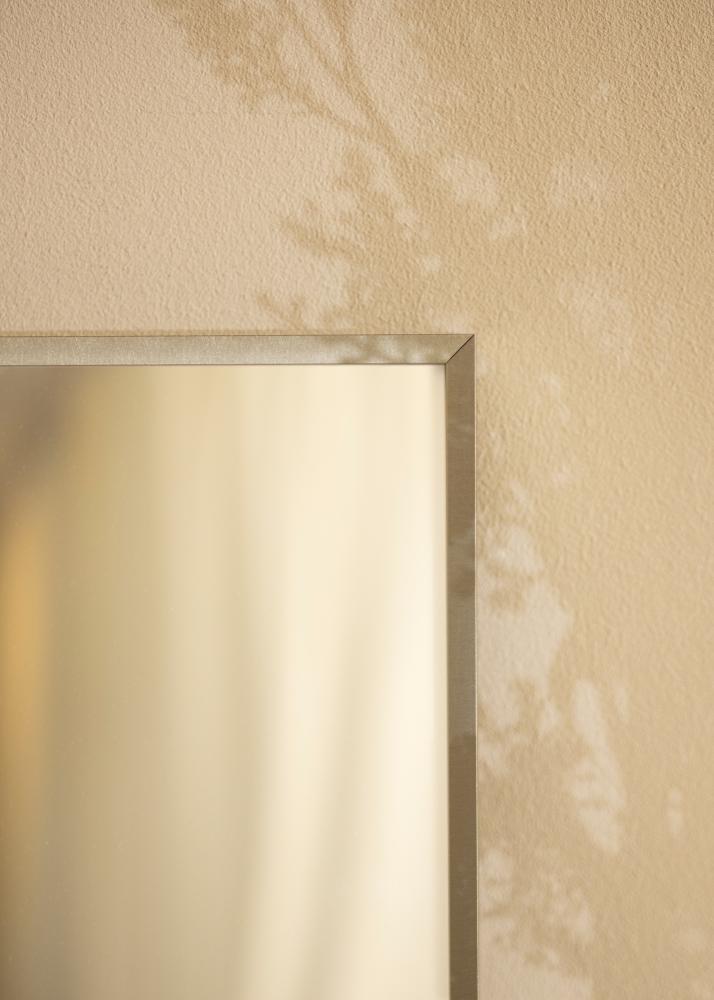 Lustro Nilsen Premium Alpha Szczotkowane Stal - Własne wymiary