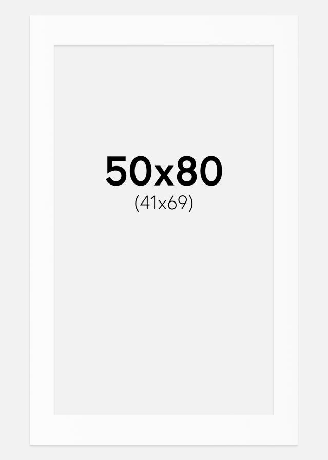 Passe-patrout Canson Biały Biały środek 50x80 cm (41x69)