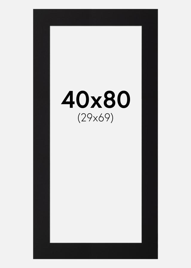 Passe-patrout Canson Czarny Biały środek 40x80 cm (29x69)