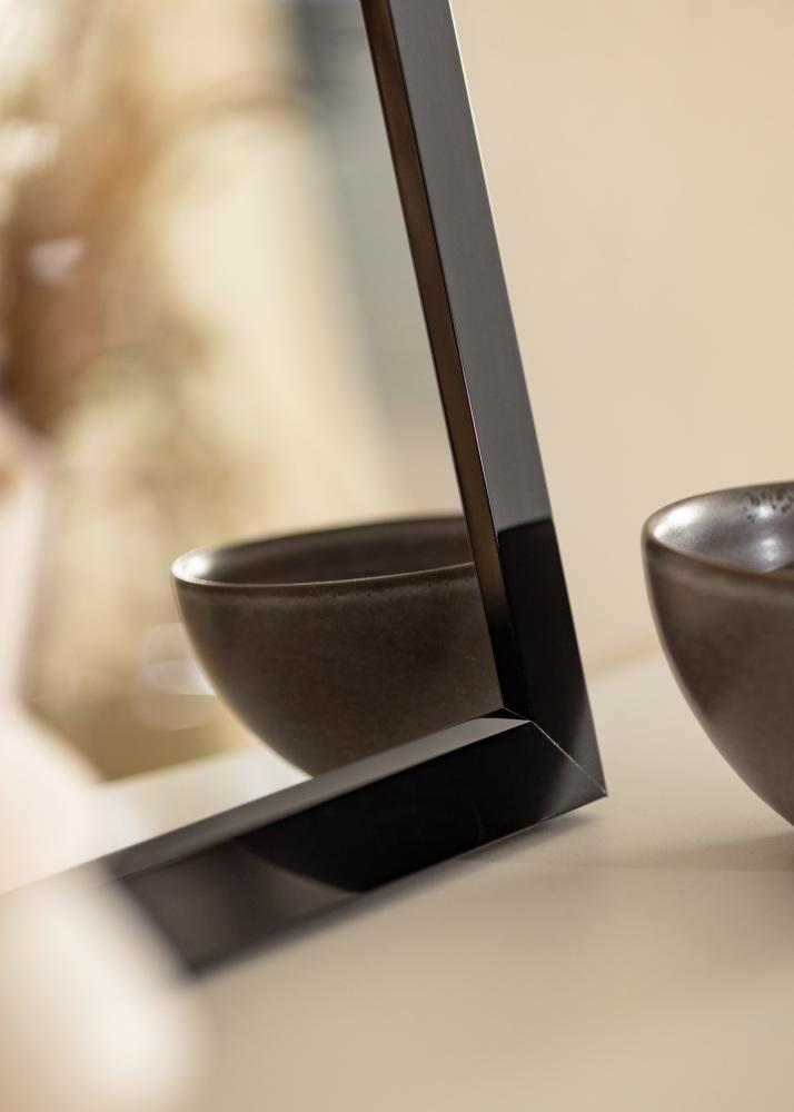 Lustro Åsarna Czarny Połysk - Własne Wymiary