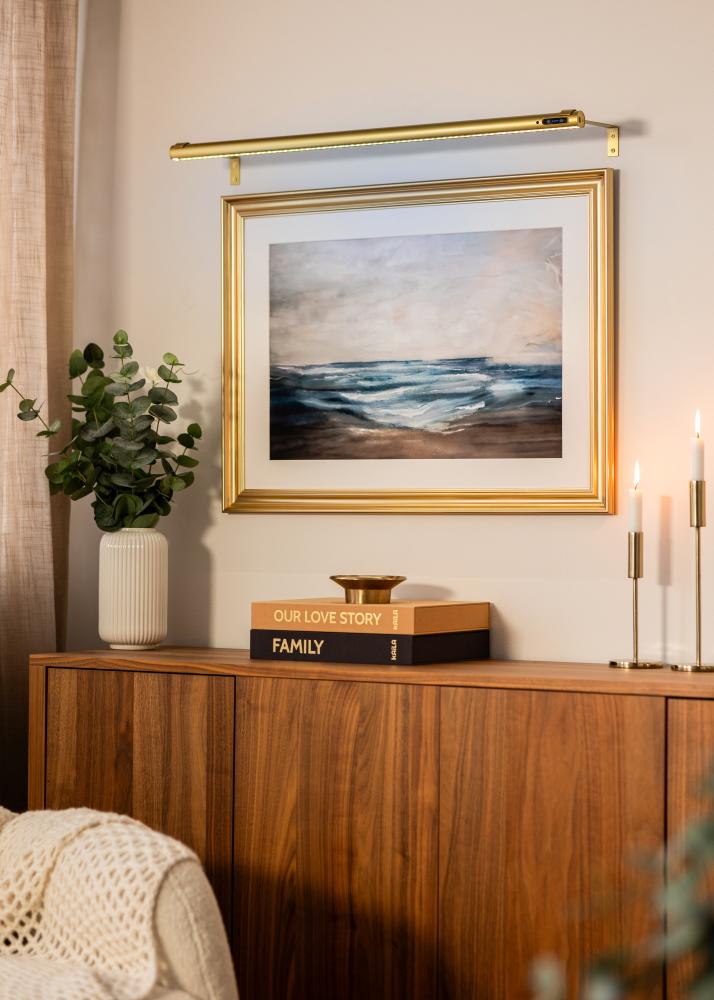 KAILA Brilliance Napędzane bateriami oświetlenie obrazów 80 cm - Złoty