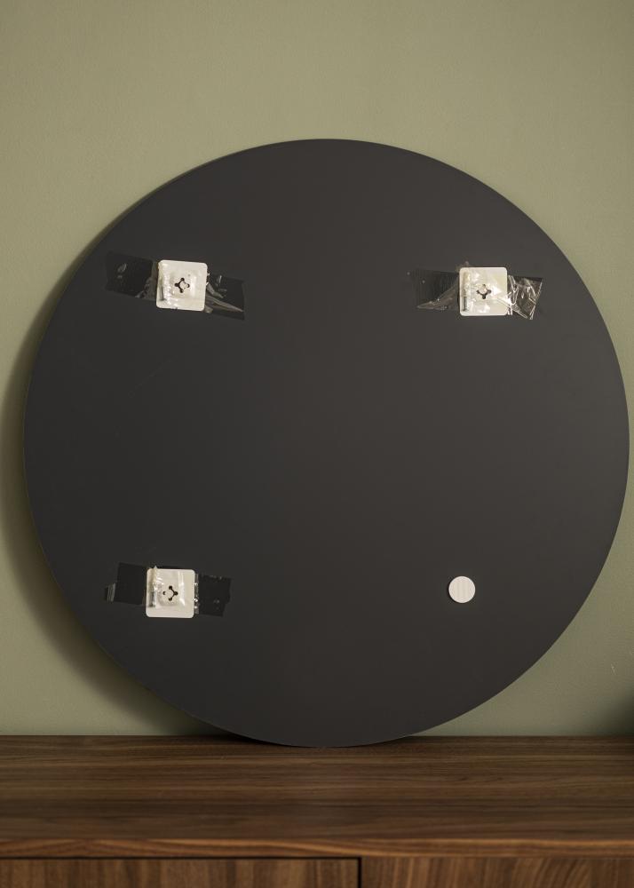 KAILA Okrągły Lustro Smoked Grey 70 cm Ø