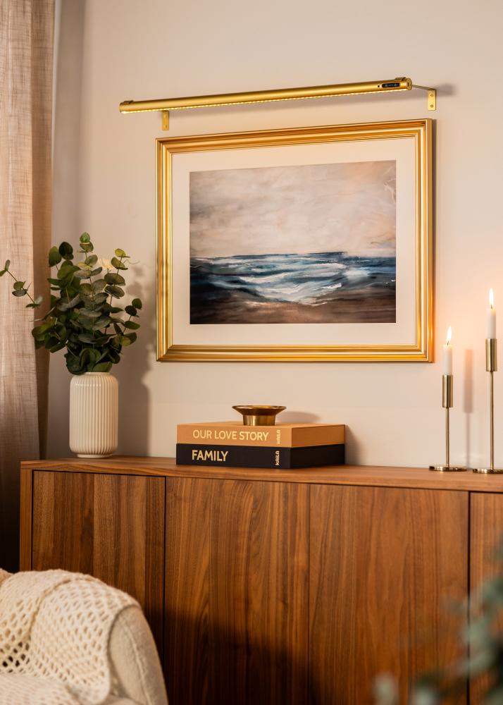 KAILA Brilliance Napędzane bateriami oświetlenie obrazów 80 cm - Złoty