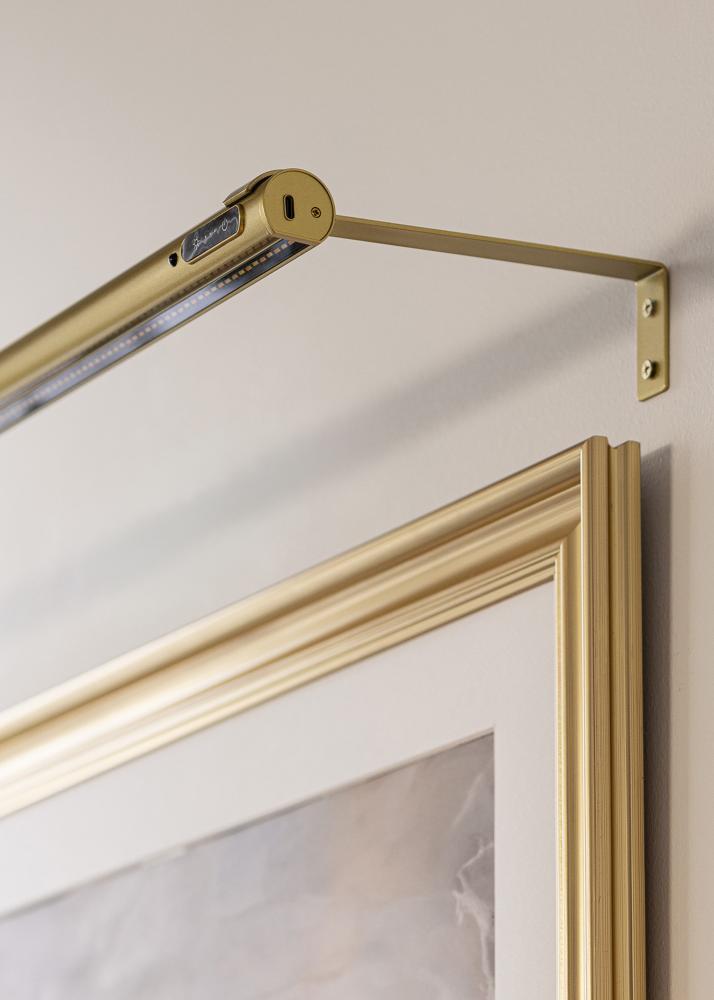 KAILA Brilliance Napędzane bateriami oświetlenie obrazów 80 cm - Złoty