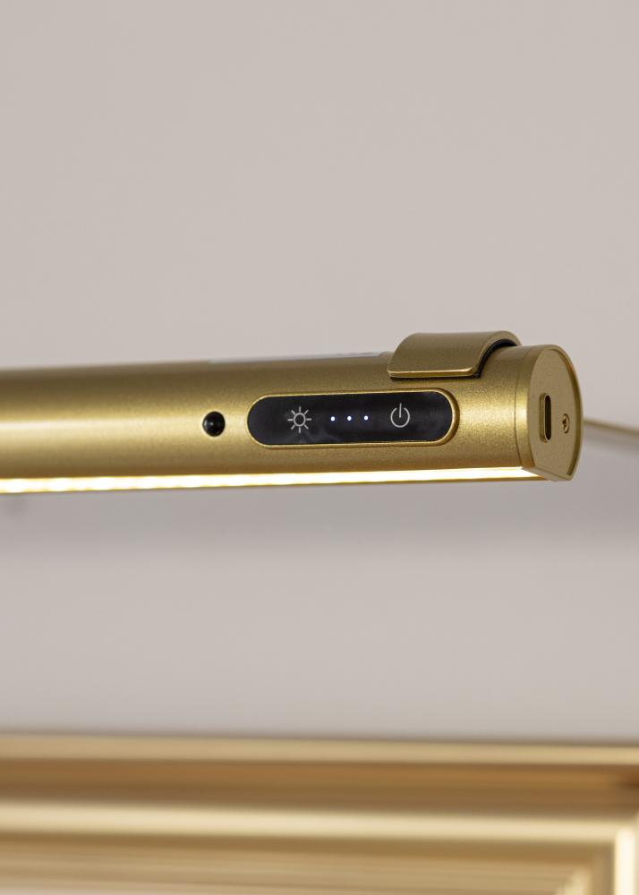 KAILA Brilliance Napędzane bateriami oświetlenie obrazów 80 cm - Złoty