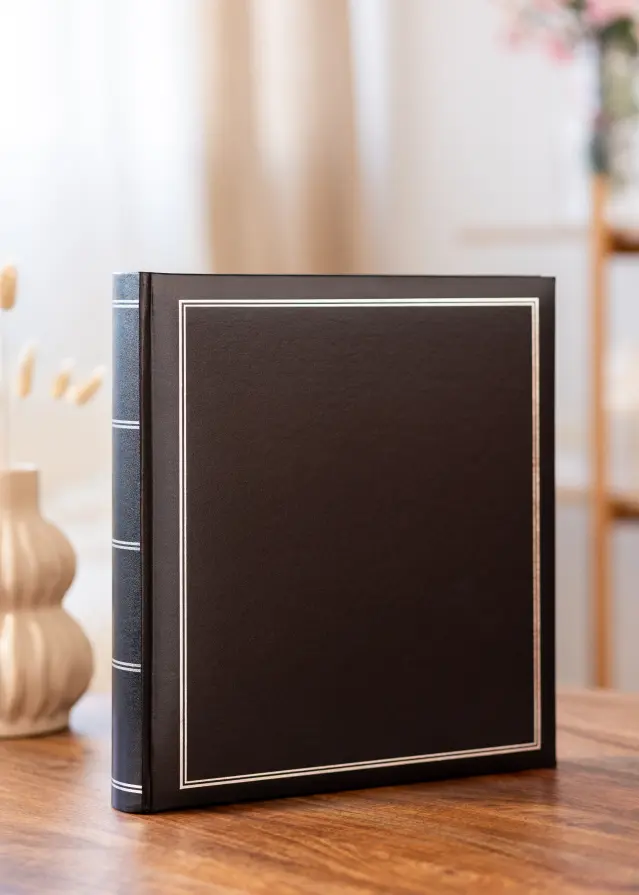 Classico Album Svart - 32x34 cm (100 Svarta sidor / 50 blad)