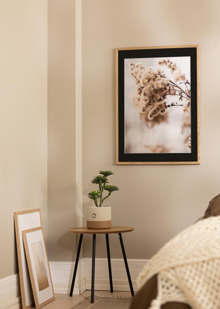 Rama Trendy Dąb 20x25 cm - Passe-patrout Czarny 14x18 cm