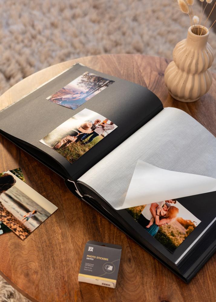 Classico Album Svart - 32x34 cm (100 Svarta sidor / 50 blad)