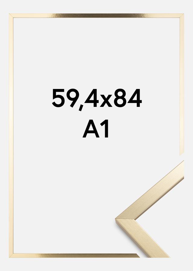 Rama Trendy Szkło akrylowe Złoto 59,4x84,1 cm (A1)