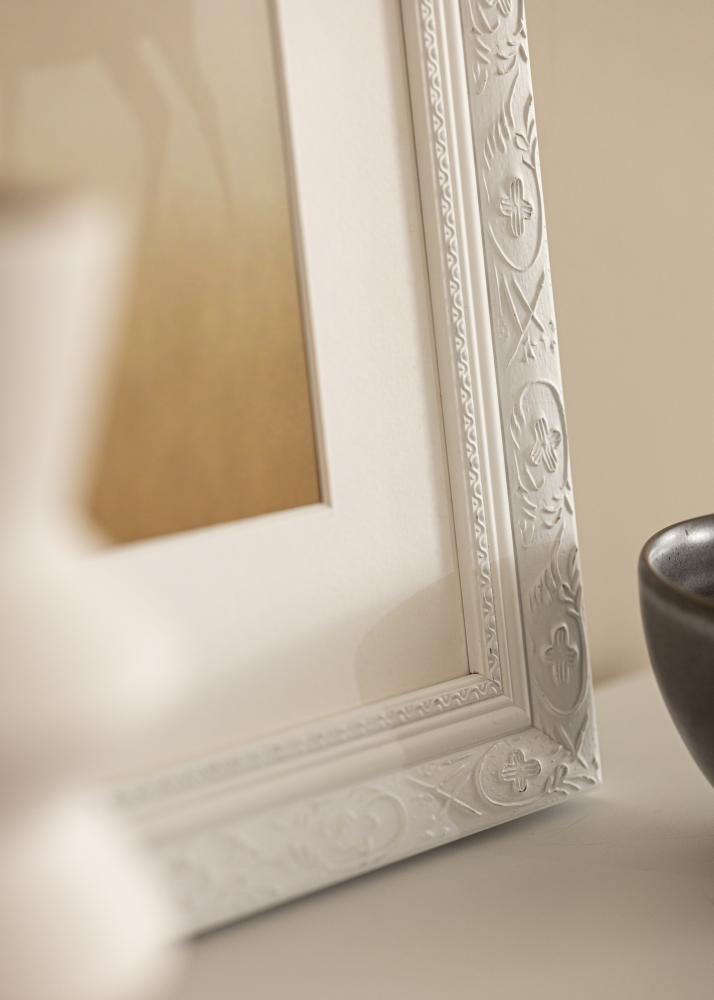 Rama Barok Biały 30x40 cm