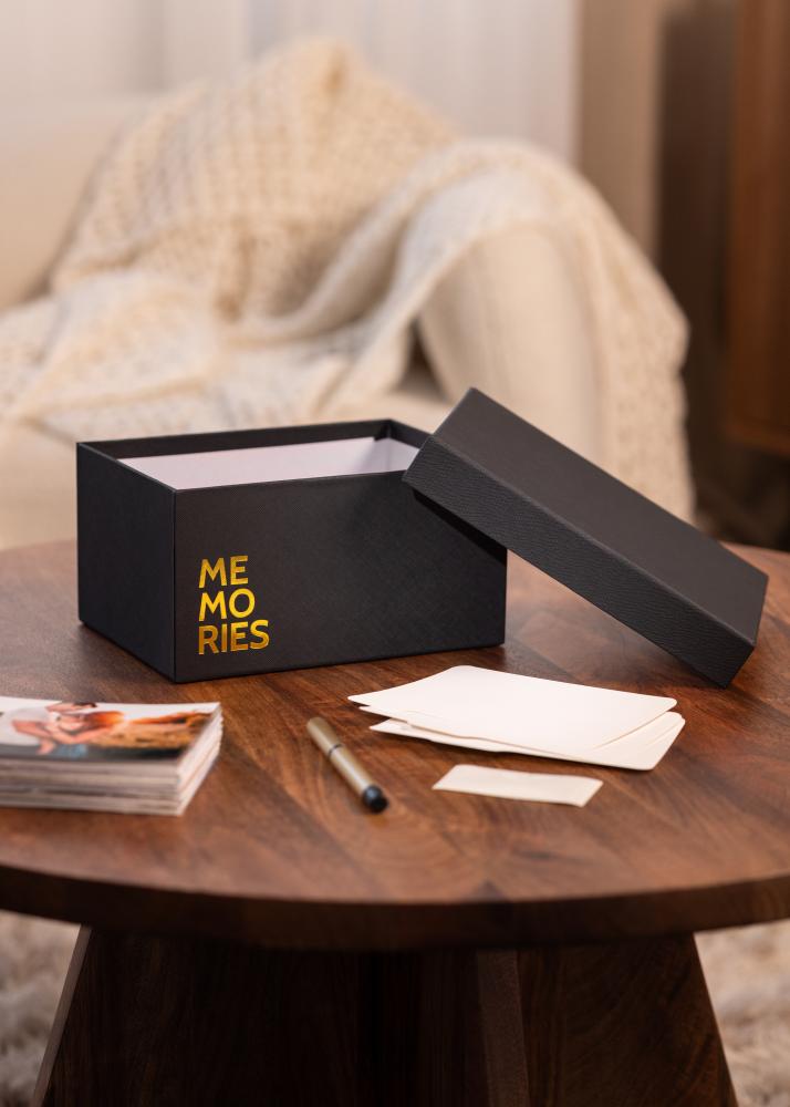 KAILA MEMORIES Pudełko na zdjęcia (700 zdjęć w formacie 10x15 cm) - Czarny