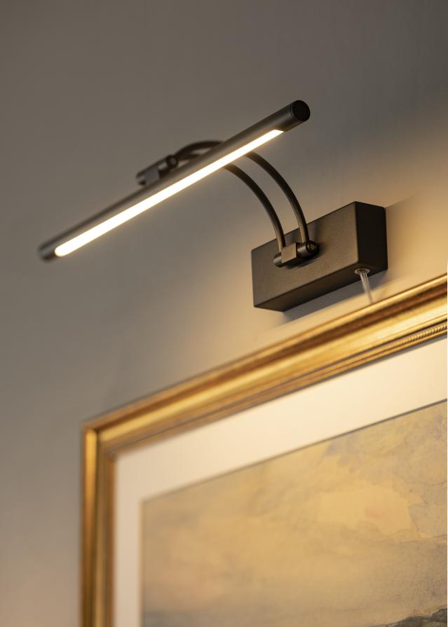 Gunnebo V962 LED oświetlenie obrazu 37 cm - Czarny