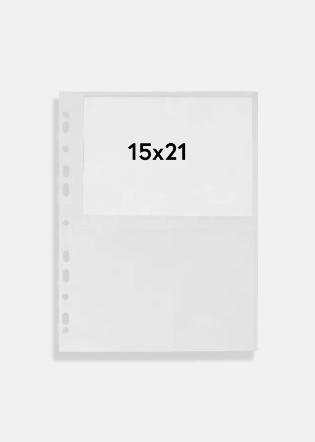 Koszulki na zdjęcia 15x21 cm Poziomo - 10-Pak