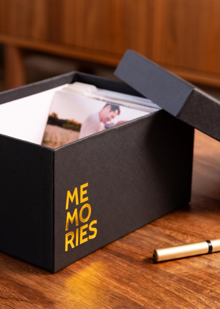 KAILA MEMORIES Pudełko na zdjęcia (700 zdjęć w formacie 10x15 cm) - Czarny