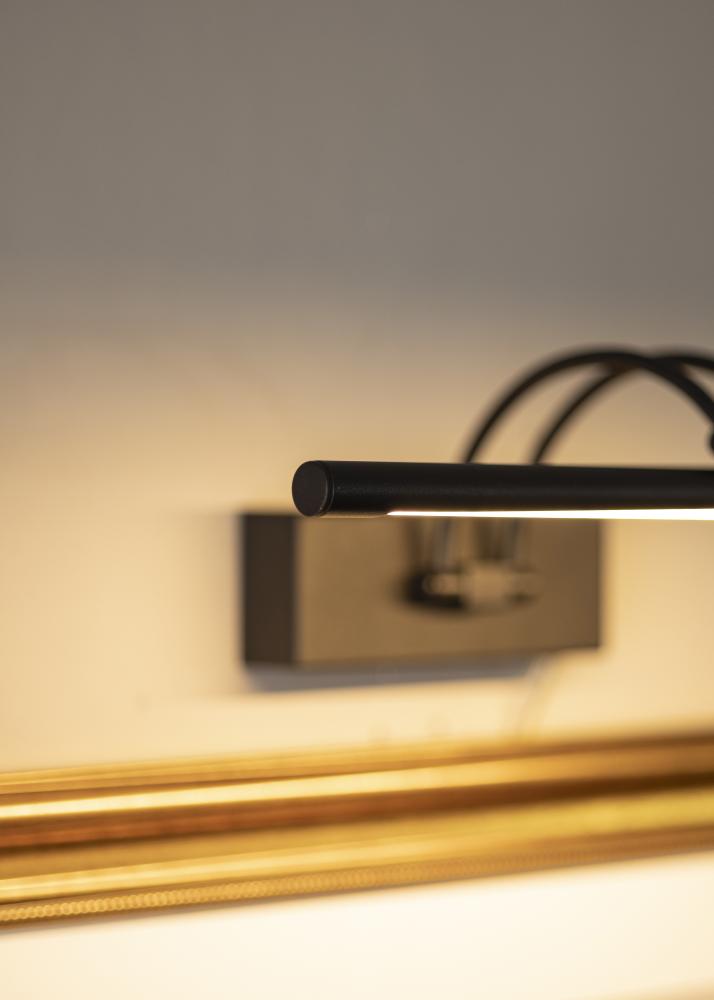 Gunnebo V962 LED oświetlenie obrazu 37 cm - Czarny