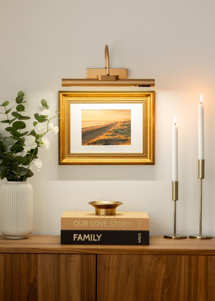 KAILA Spark Oświetlenie Obrazów na Baterie 35 cm - Złoty