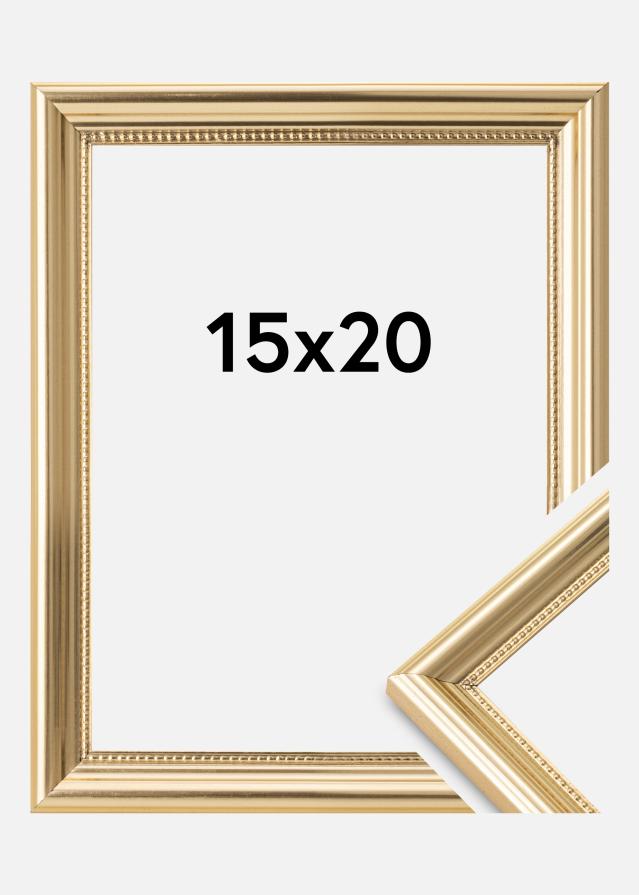 Rama Gala Szkło akrylowe Złoty 15x20 cm