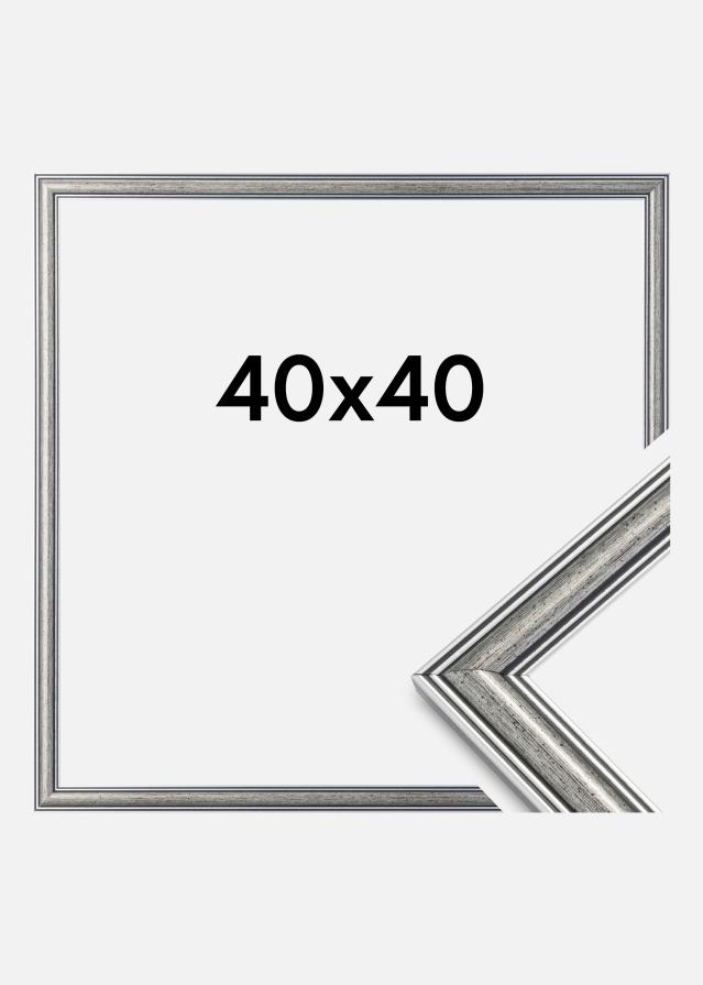 Rama Frigg Srebrny 40x40 cm