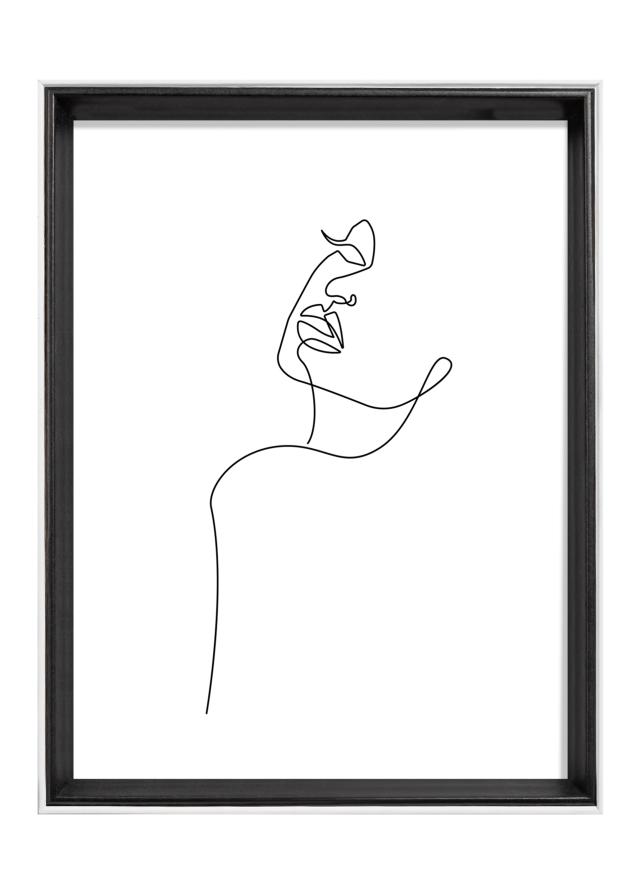 Rama Silhouette Czarny 18x24 cm