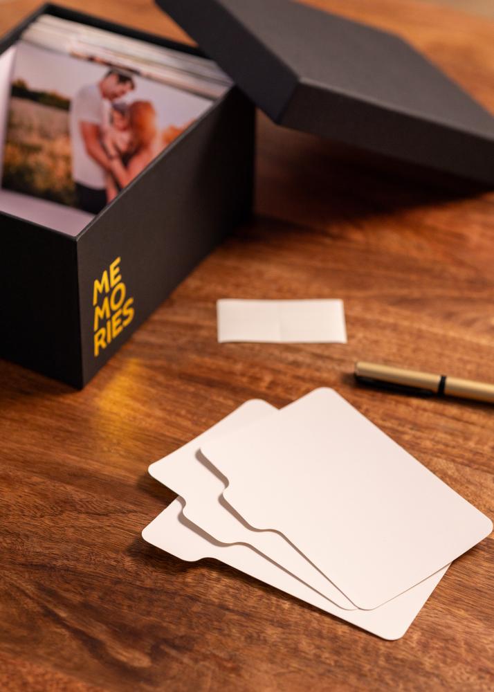 KAILA MEMORIES Pudełko na zdjęcia (700 zdjęć w formacie 10x15 cm) - Czarny